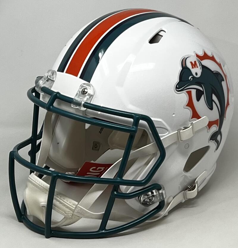 Zach Thomas Autograph Signed Miami Dolphins Full Size Helmet BAS Authentic  Image 2