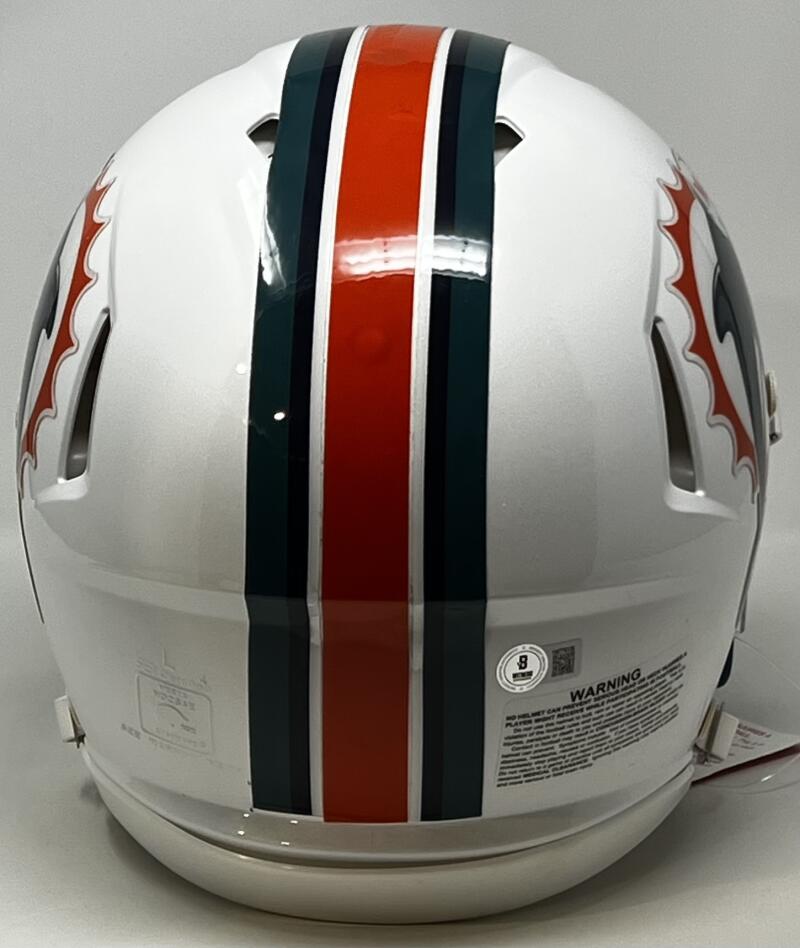 Zach Thomas Autograph Signed Miami Dolphins Full Size Helmet BAS Authentic  Image 3