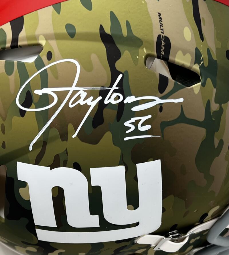 Lawrence Taylor Autograph Signed New York Giants Full Size Helmet JSA Authentic  Image 4
