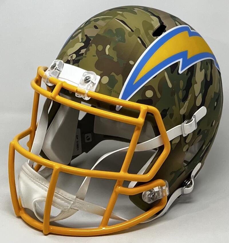 LaDainian Tomlinson Autograph Signed Chargers Replica Full Size Helmet BAS Authentic  Image 1