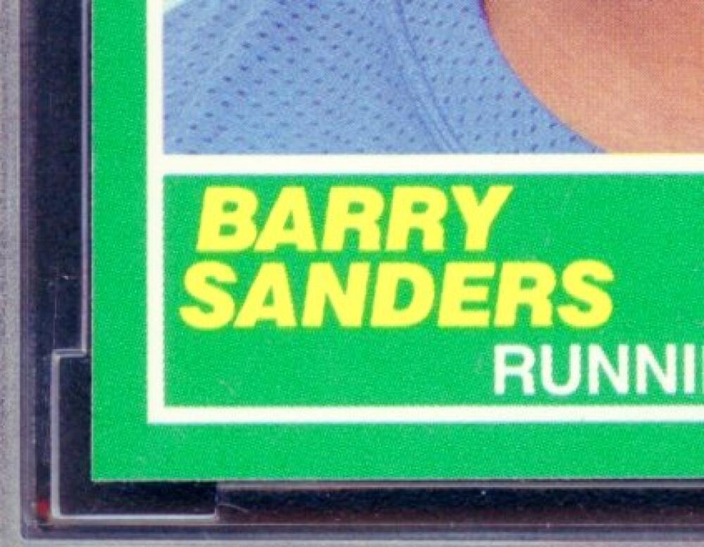 1989 Score #257 Barry Sanders Rookie Card BGS BCCG 10 Mint+ Image 5