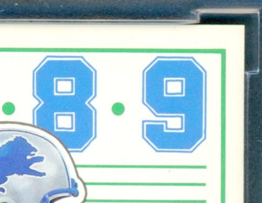 1989 Score #257 Barry Sanders Rookie Card BGS BCCG 10 Mint+ Image 8