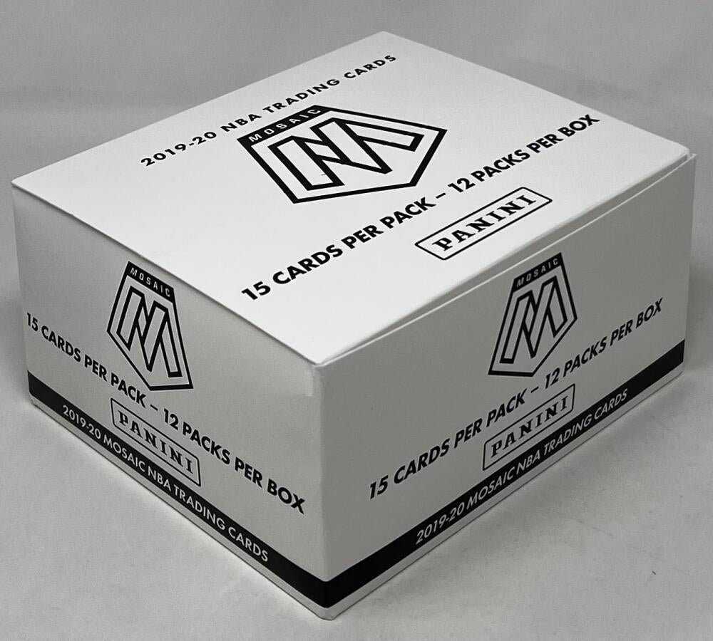 2019-20 Panini Mosaic Basketball Cello Pack Box ( Pink Camo Prizms) Image 1