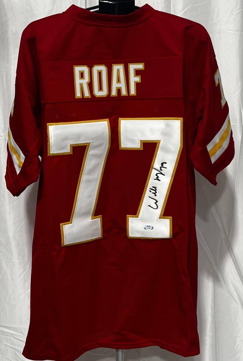 Willie Roaf Autograph Signed Kansas City Chiefs Football Jersey PSA Authentic  Image 1