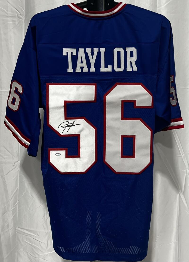 Lawrence Taylor Autograph Signed N.Y Giants Football Jersey Schwartz Authentic  Image 1
