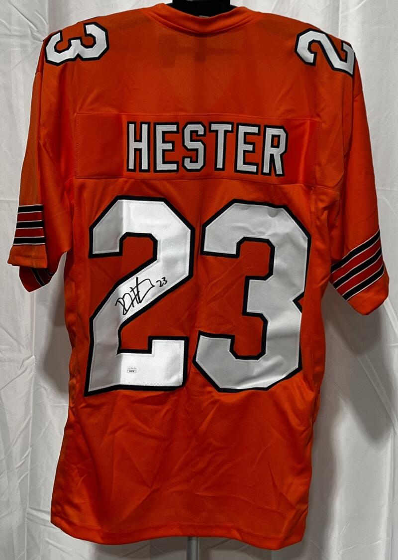 Devin Hester Autograph Signed Chicago Bears Football Jersey JSA Authentic  Image 1