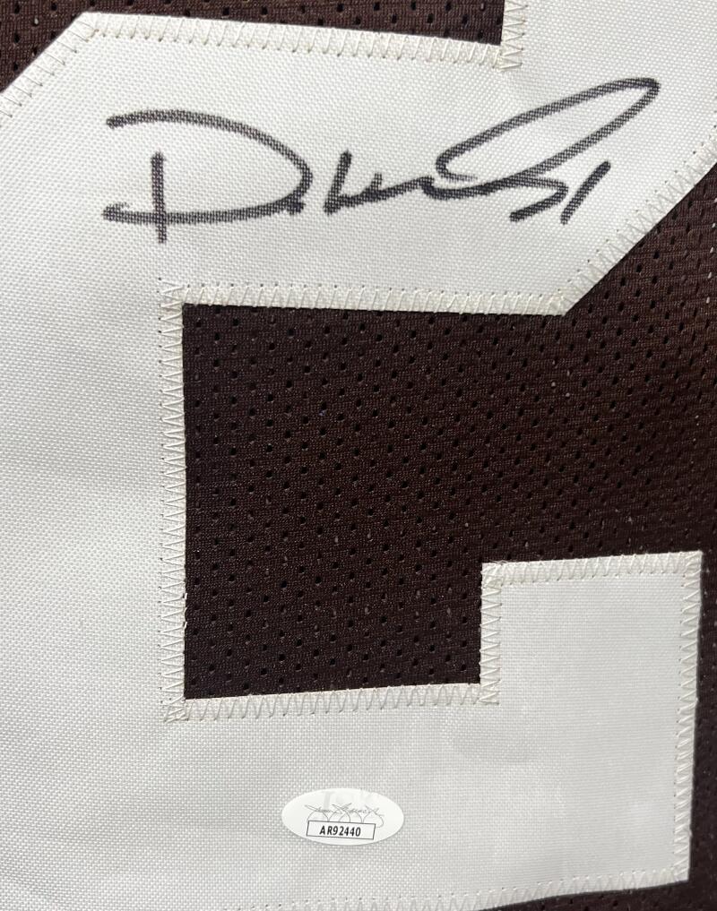 Denzel Ward Autograph Signed Cleveland Browns Football Jersey JSA Authentic  Image 3