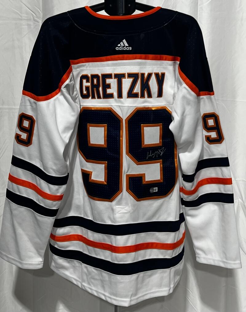 Wayne Gretzky Autograph Signed Edmonton Oilers Hockey Jersey BAS Authentic  Image 1