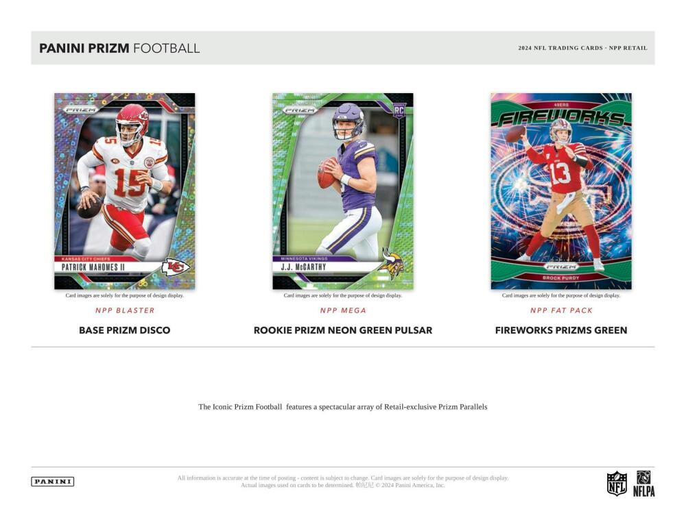 2024 Panini Prizm Football Jumbo Value 12-Pack Box Image 3