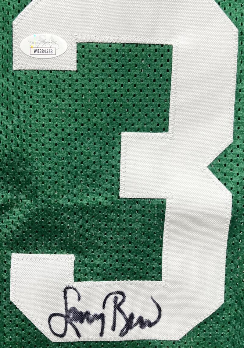 Larry Bird Autograph Signed Boston Celtics Basketball Jersey JSA Authentic  Image 3