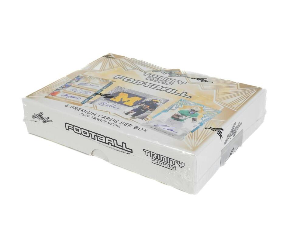 2025 Leaf Trinity Football Hobby Box Image 2