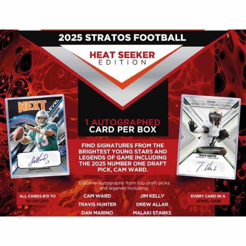 2025 Pulse Stratos Football Heat Seeker Edition Box Image 3