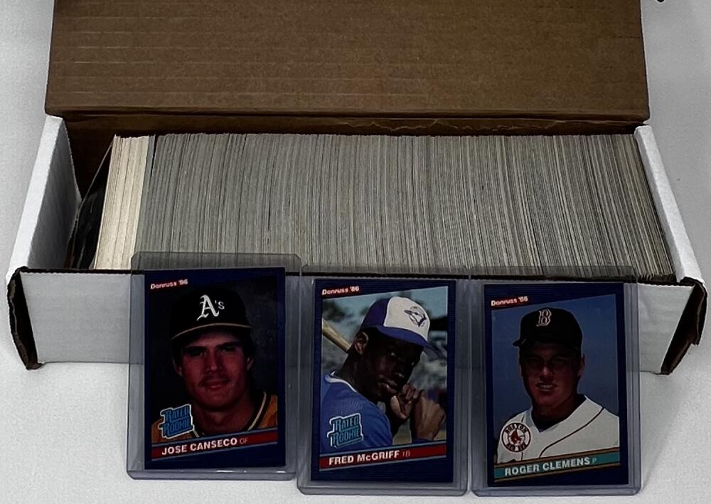 1986 Donruss Hand Collated Baseball Complete Set   Jose Canseco RC  Image 1