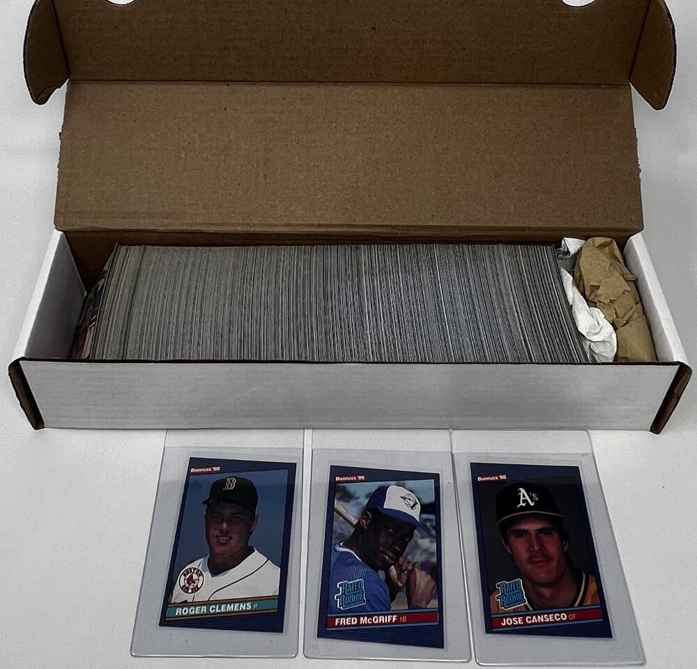 1986 Donruss Hand Collated Baseball Complete Set   Jose Canseco RC  Image 1