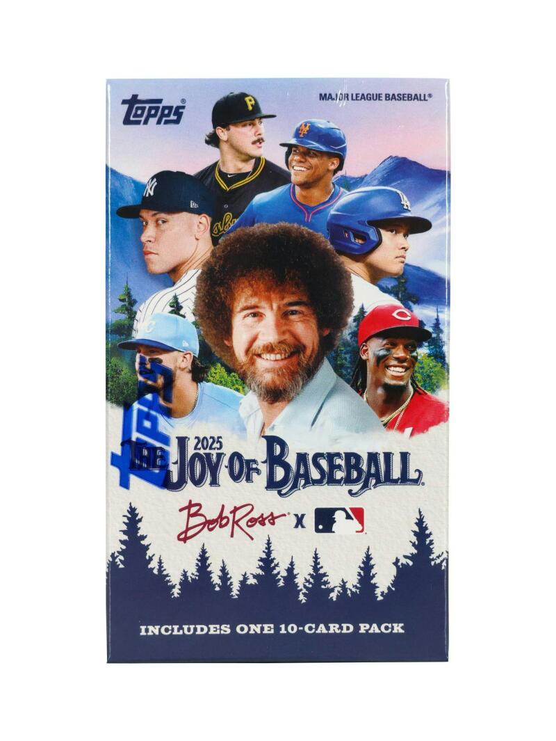 2025 Topps x Bob Ross The Joy of Baseball Happy Little Box Image 1