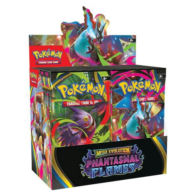 2025 Pokemon Mega Evolution: Phantasmal Flames Booster Box Image 3