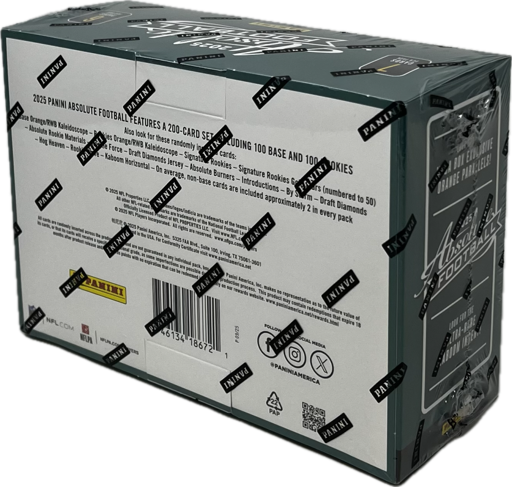 2025 Panini Absolute Football Mega Box (Orange Parallels) Image 2