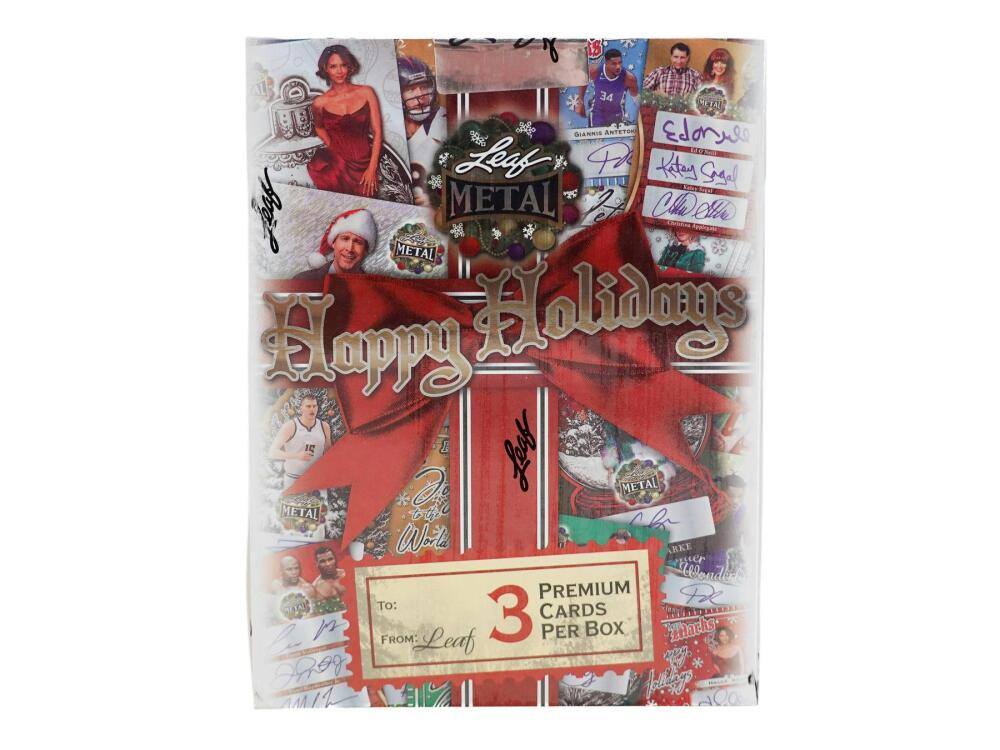 2025 Leaf Metal Happy Holidays Hobby Box Image 2