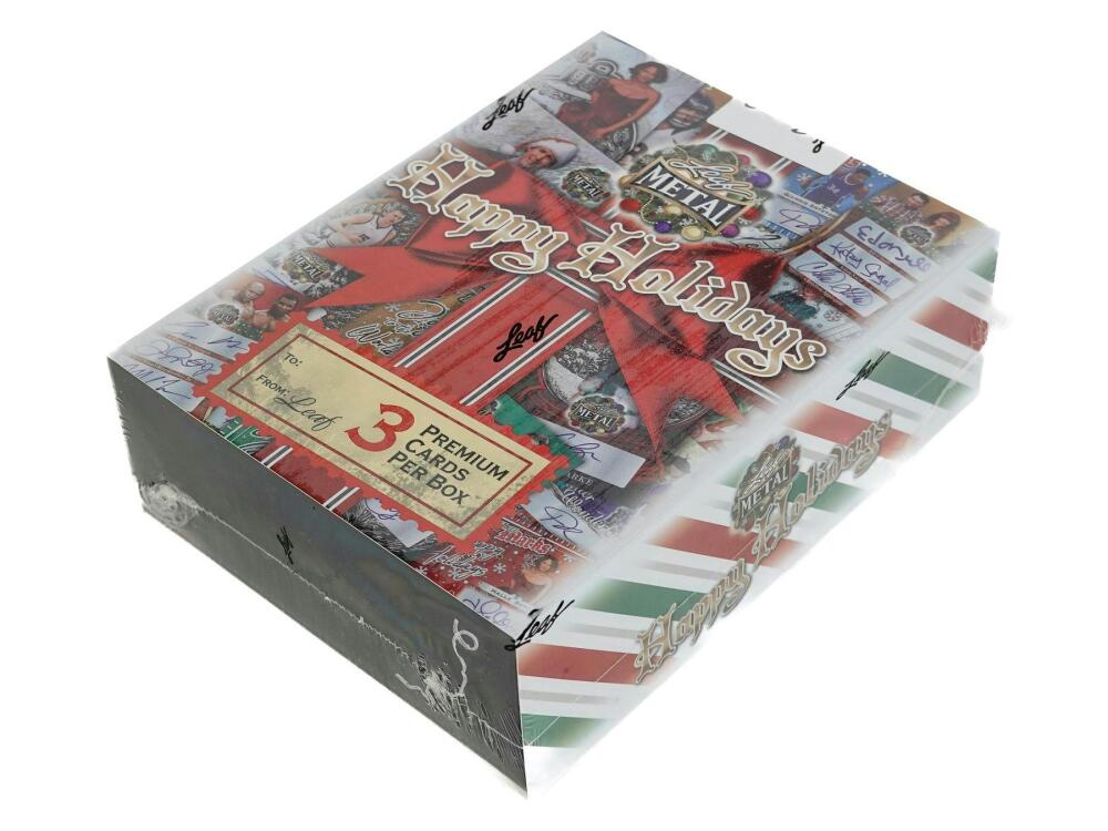 2025 Leaf Metal Happy Holidays Hobby Box Image 1