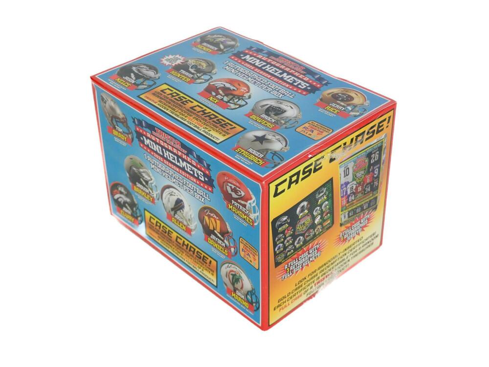 2025 TriStar Hidden Treasures Autographed Football Mini Helmet Season Edition Hobby Box Image 1