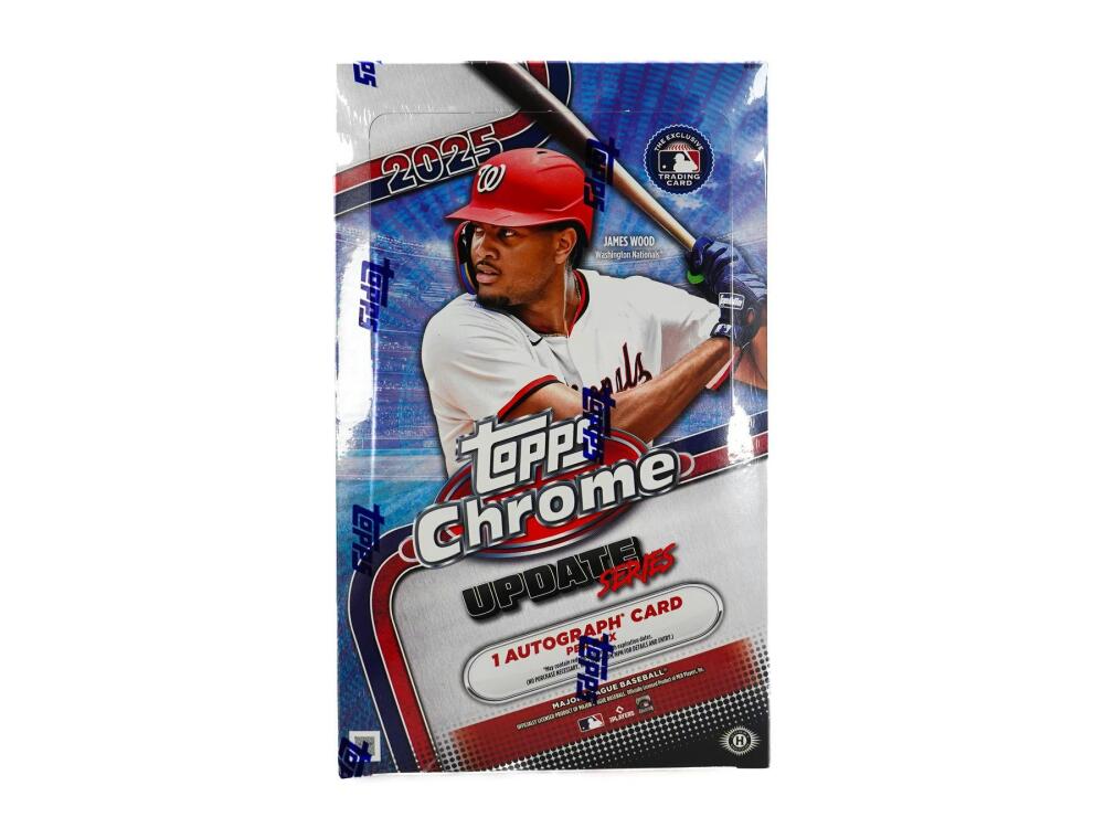 2025 Topps Chrome Update Series Baseball Hobby Box Image 1