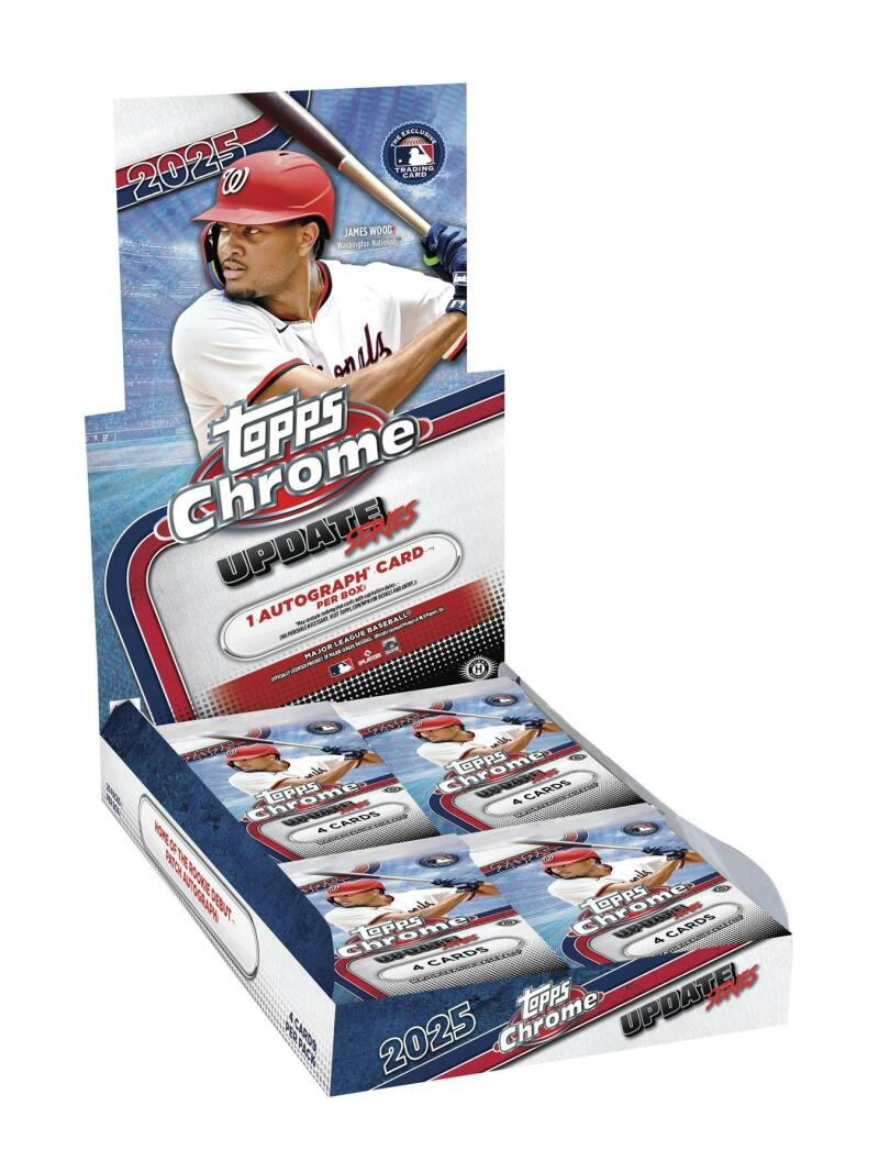 2025 Topps Chrome Update Series Baseball Hobby Box Image 3