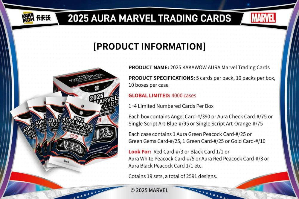 2025 Kakawow Marvel Aura Hobby Box  Image 4
