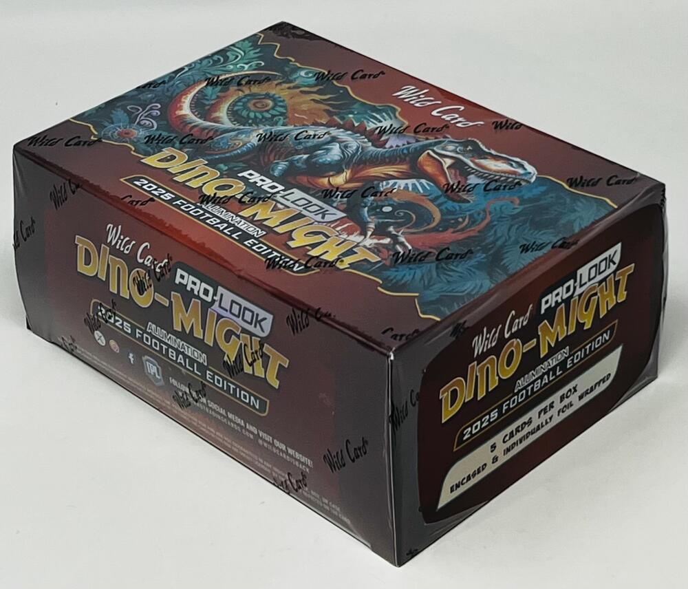 2025 Wild Card Dino-Might Pro-Look Edition Football Box