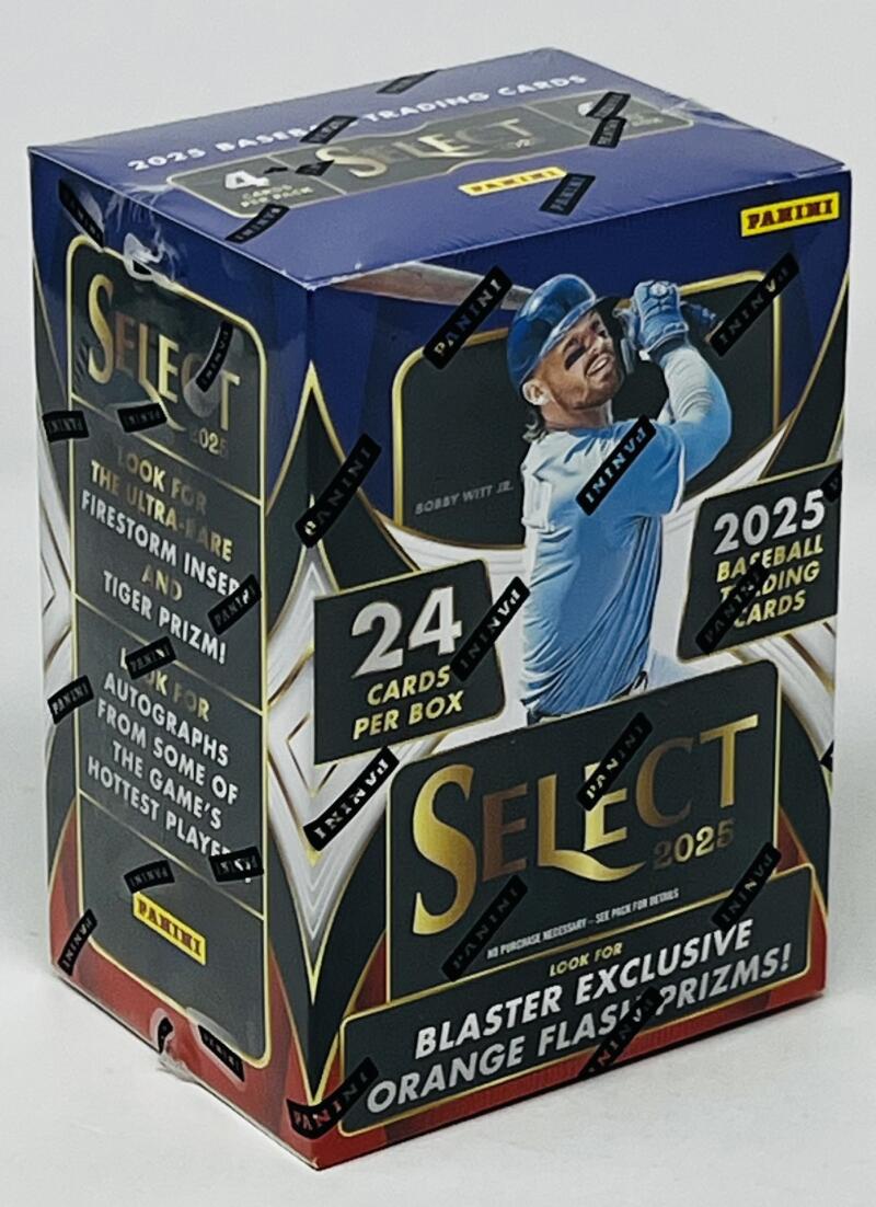 2025 Panini Select Baseball Blaster Box (Orange Flash Prizm