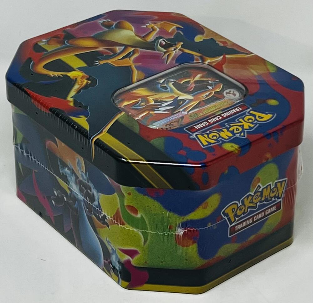 pokemon trading card tin Pokemon Mega Charizard Tin