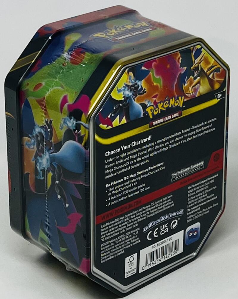 Pokemon Mega Charizard Tin Pokemon Mega Charizard Tin