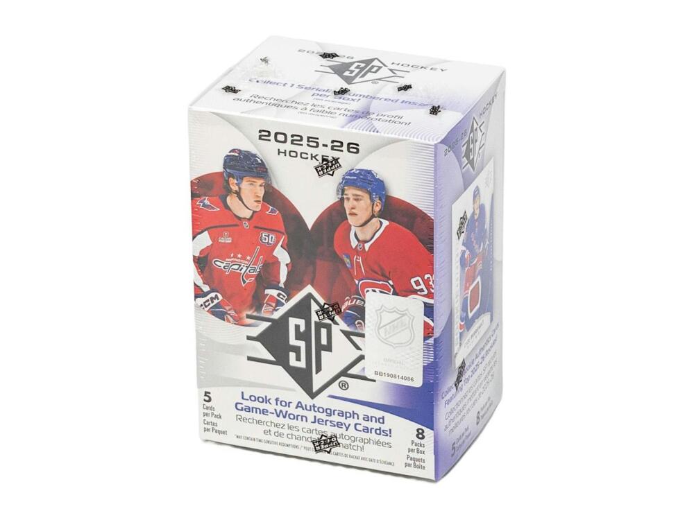 2025-26 Upper Deck SP Hockey 8-Pack Blaster Box