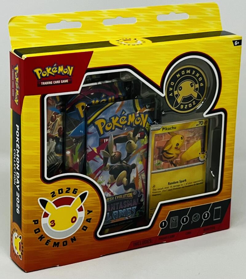 Pokemon Day 2026 Collection Box Factory Sealed TCG Set Pikachu