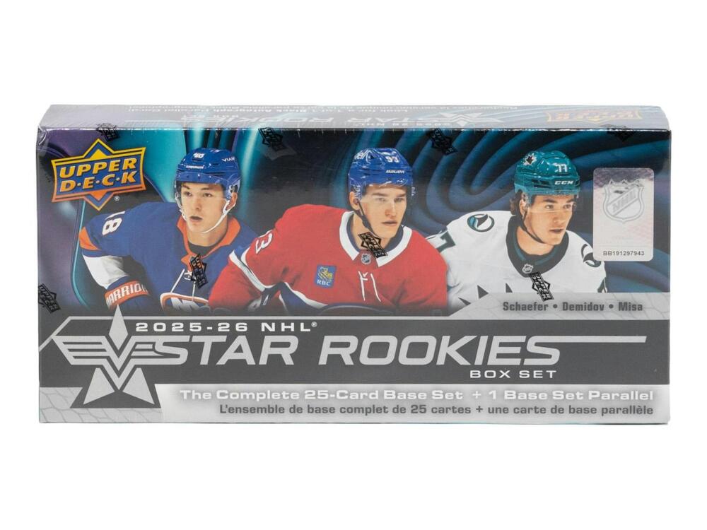 2025-26 Upper Deck Hockey Star Rookies Box Set