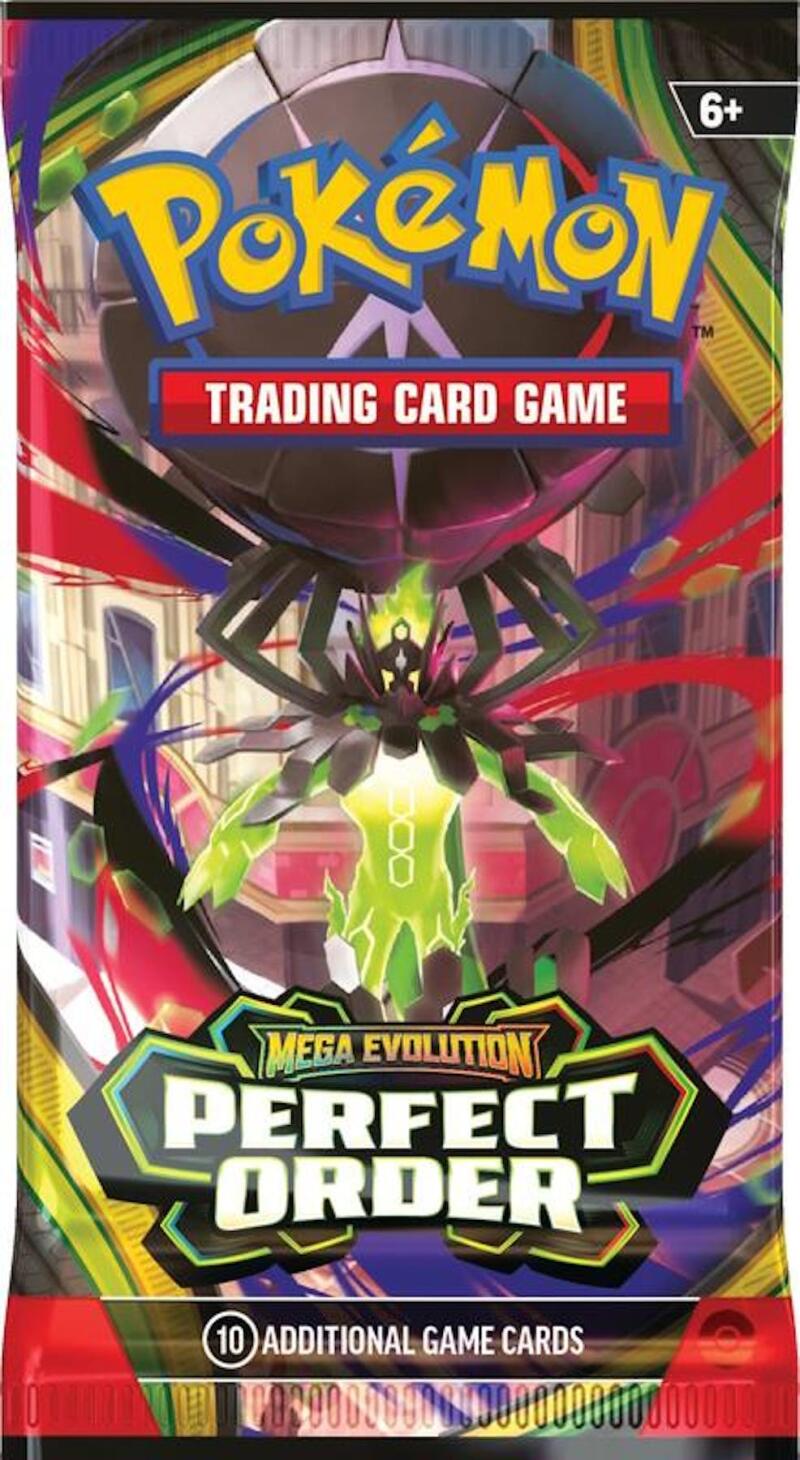 2025 Pokemon Mega Evolution: Perfect Order 6-Pack Booster Bundle –  SUPERIORSPORTSINVESTMENTS.COM