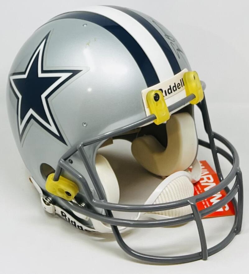 Emmitt Smith Dallas Cowboys Autograph Signed Full Size Helmet JSA Auth –