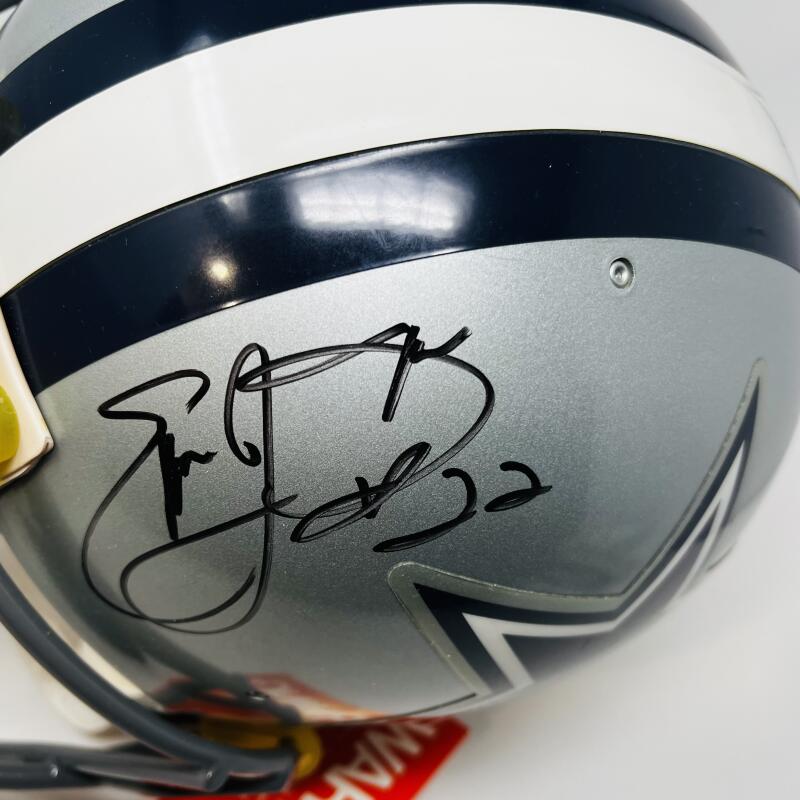 signed cowboys helmet emmitt smith Emmitt Smith Dallas Cowboys Autograph Signed Full Size Helmet JSA Auth – SUPERIORSPORTSINVESTMENTS.COM