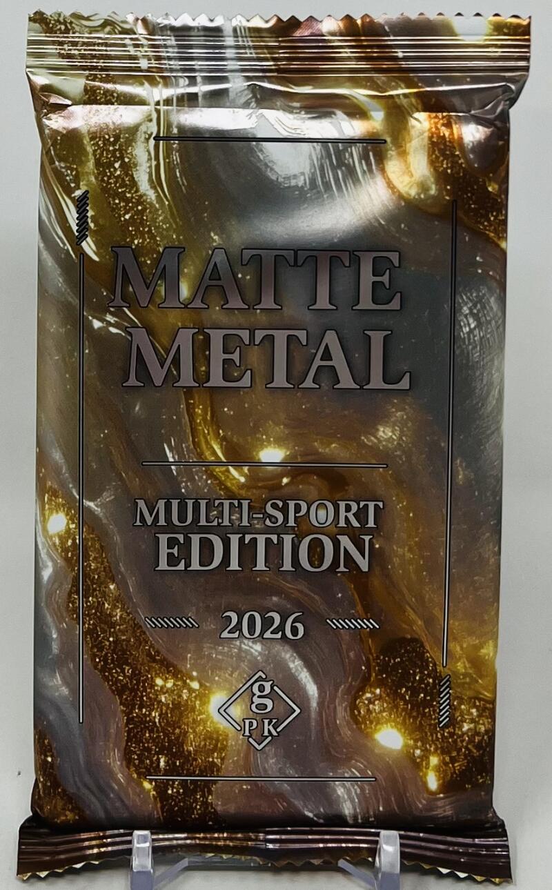 2026 Wild Card Matte Metal Multi-Sport Edition Pack ( GOLD