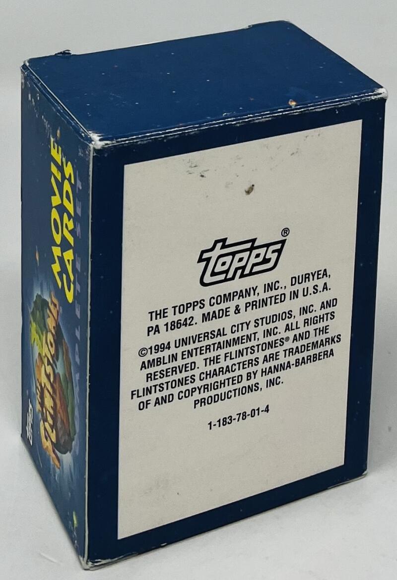 1994 Topps The Flintstones Movie Factory Trading Card Set
