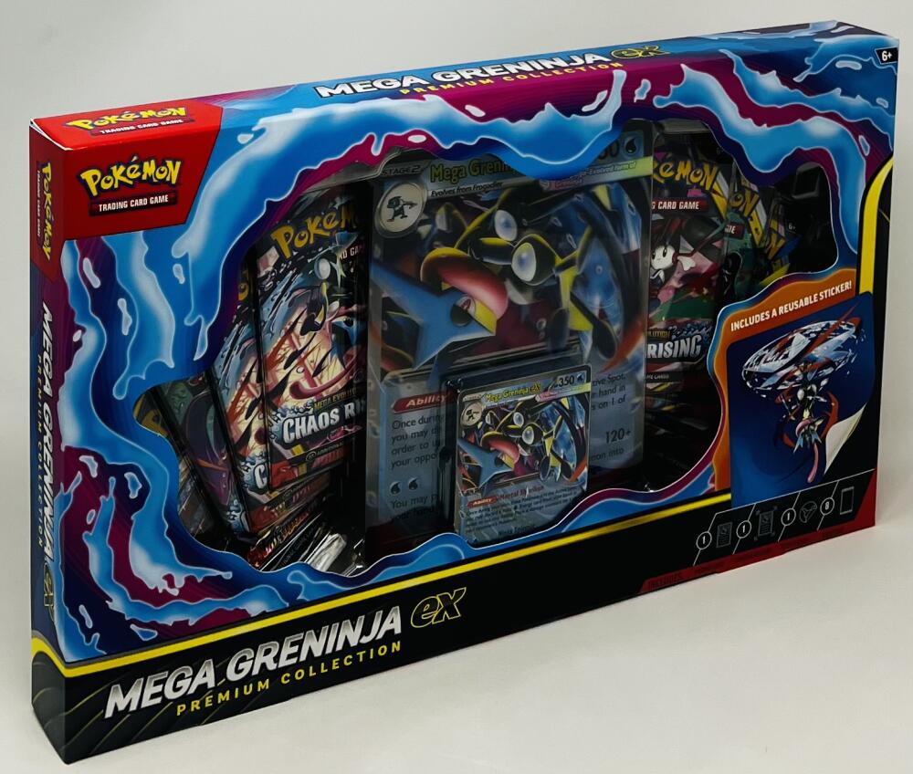 2026 Pokemon Mega Greninja ex Premium Collection Box