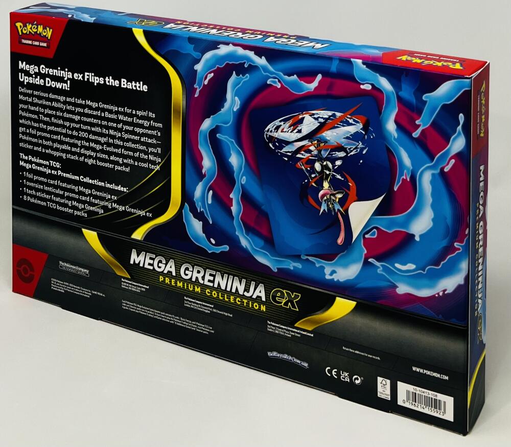 2026 Pokemon Mega Greninja ex Premium Collection Box