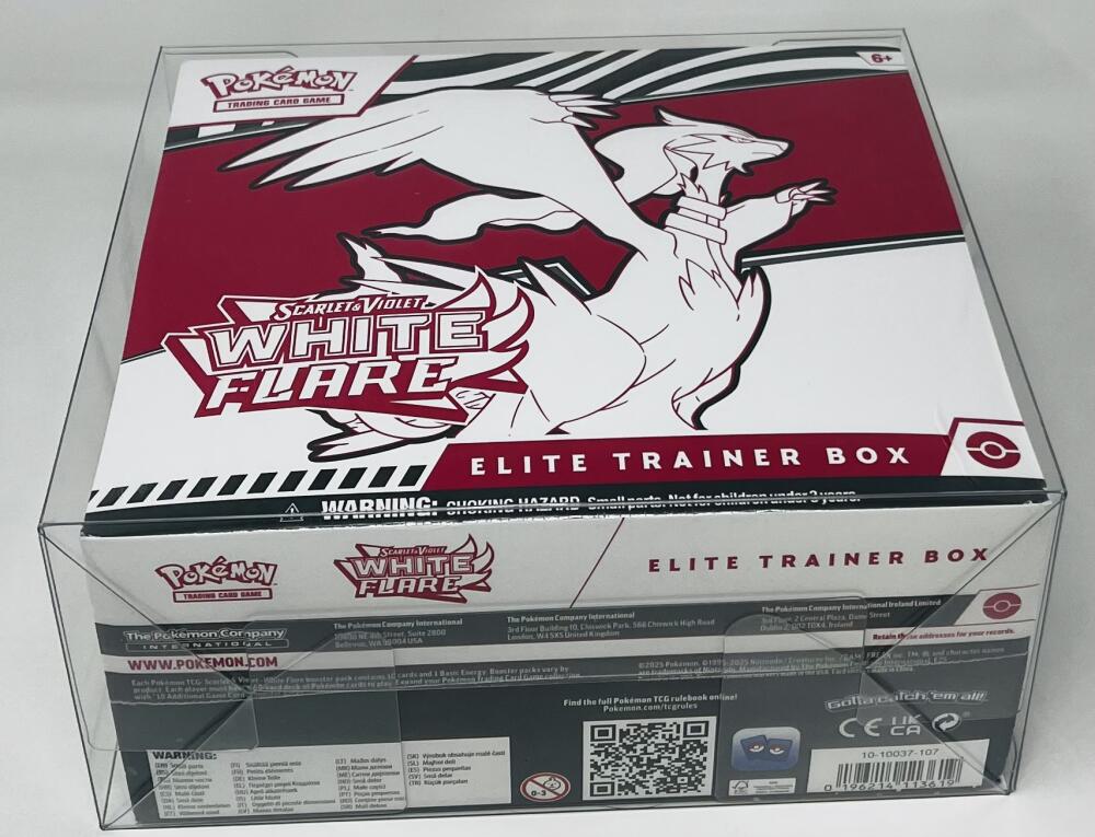 ポケモン スカーレット・バイオレット ホワイトフレア エリートトレーナーボックス 2025 Pokemon Scarlet & Violet: Elite Trainer Box - SV: White Flare