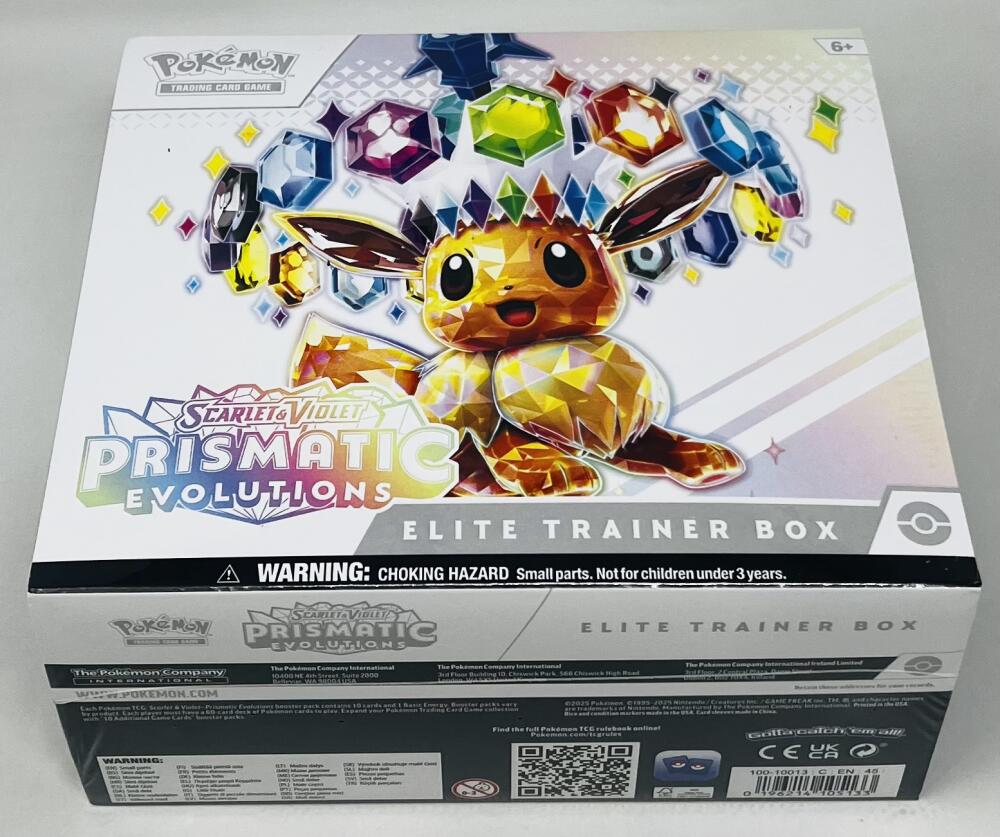 2025 Pokemon Scarlet & Violet: Prismatic Evolutions Elite Trainer