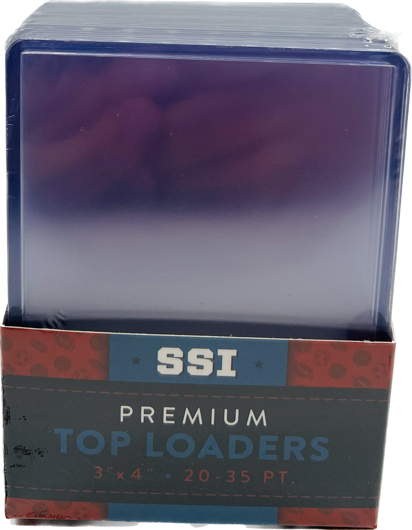 (100) Superior Sports Investments SSI Standard Sports Cards Top Loaders 4 packs