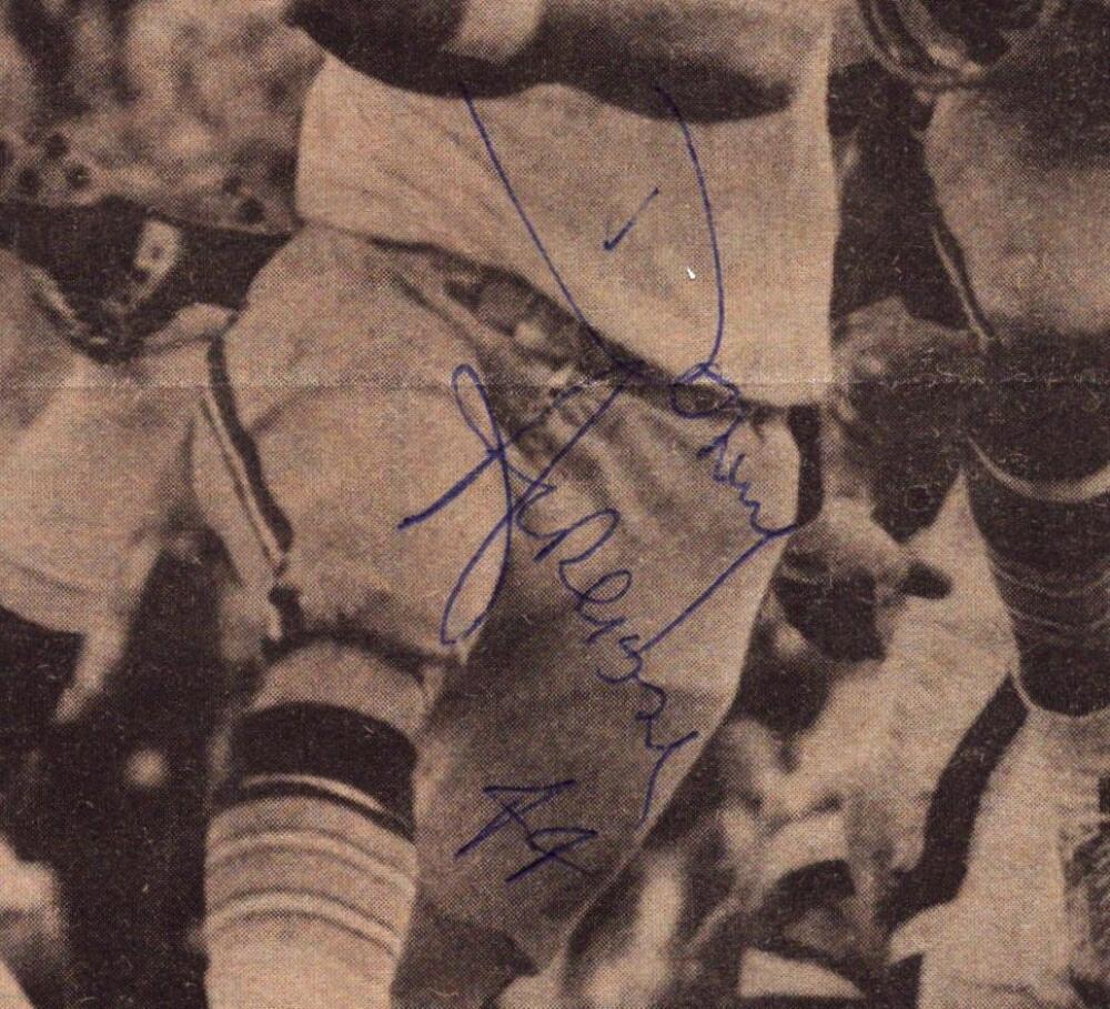 Donny Anderson Packers Autographed Signed The Sporting News Newspaper 1968 Cover Image 2