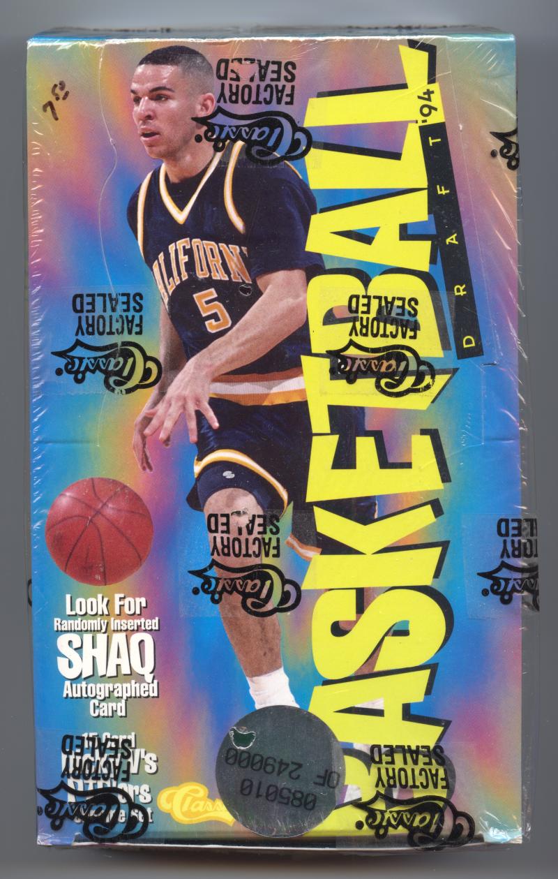 1994-95 Classic Draft Picks Basketball Hobby Box Image 1