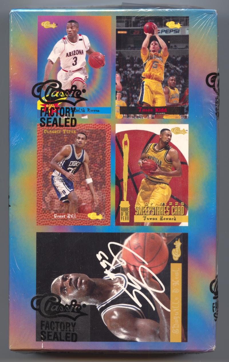 1994-95 Classic Draft Picks Basketball Hobby Box Image 2