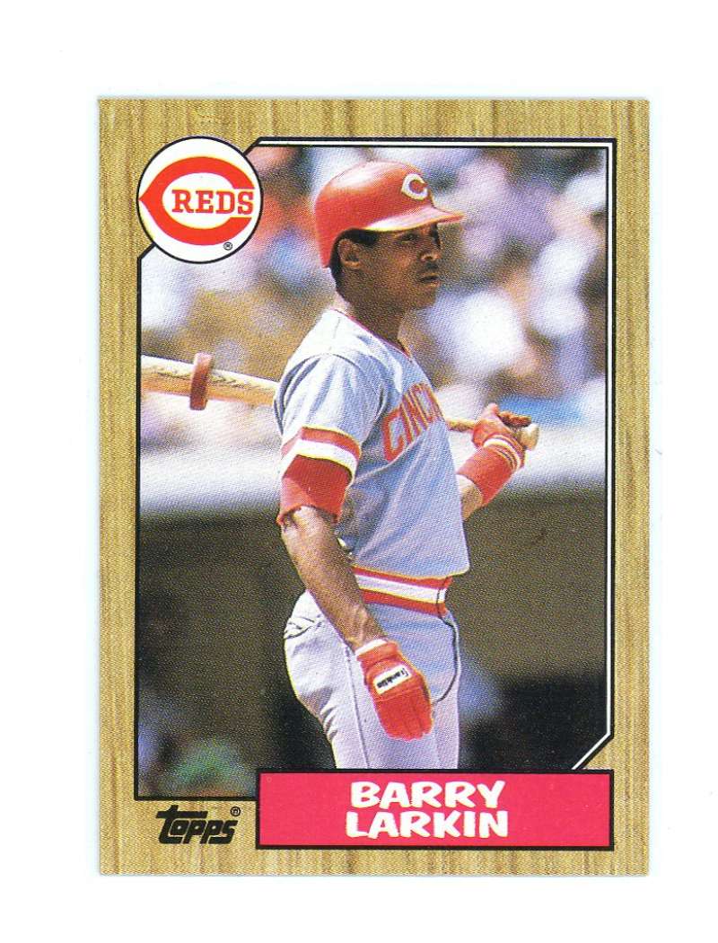 1987 Topps #648 Barry Larkin Rookie Card  Image 1