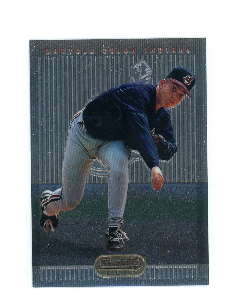 1995 Bowman's Best Blue 73 Bartolo Colon Rookie Card  Image 1