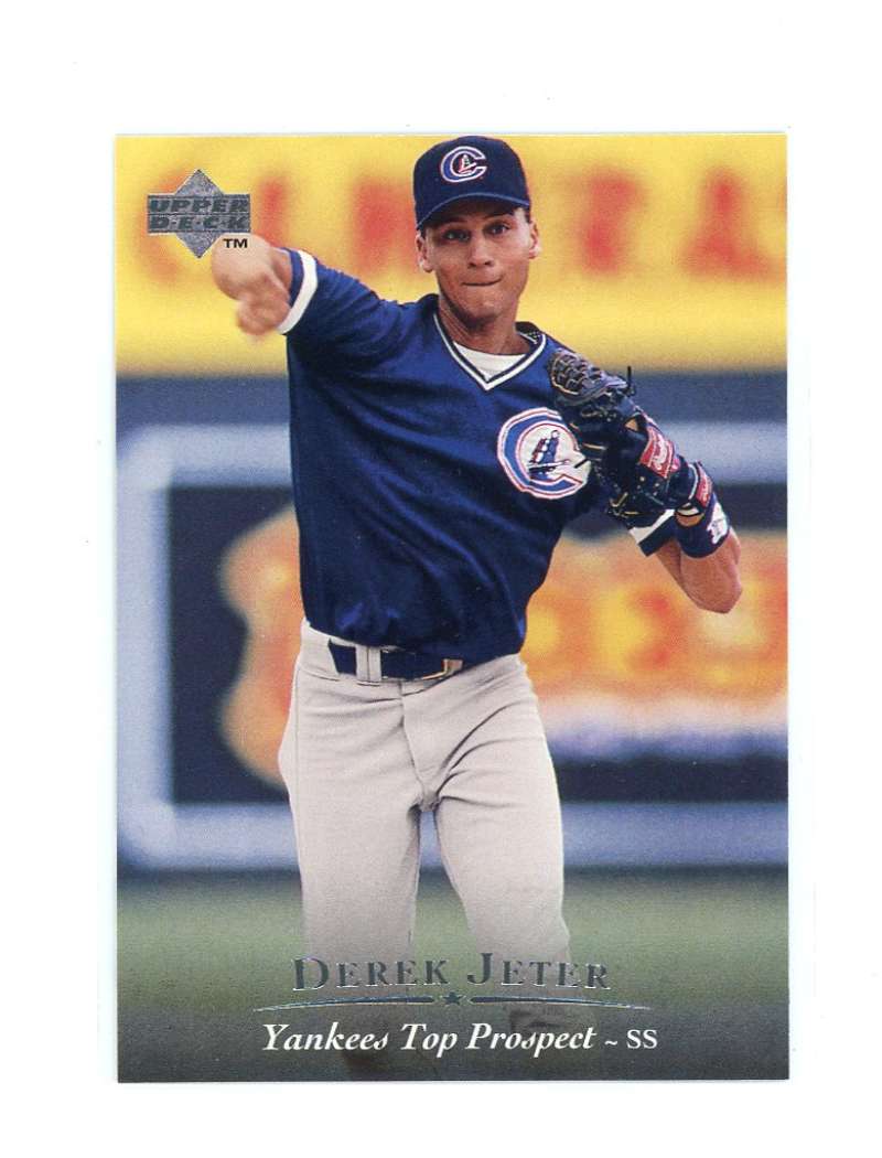 1995 Upper Deck Minor League  1 Derek Jeter Rookie Card  Image 1